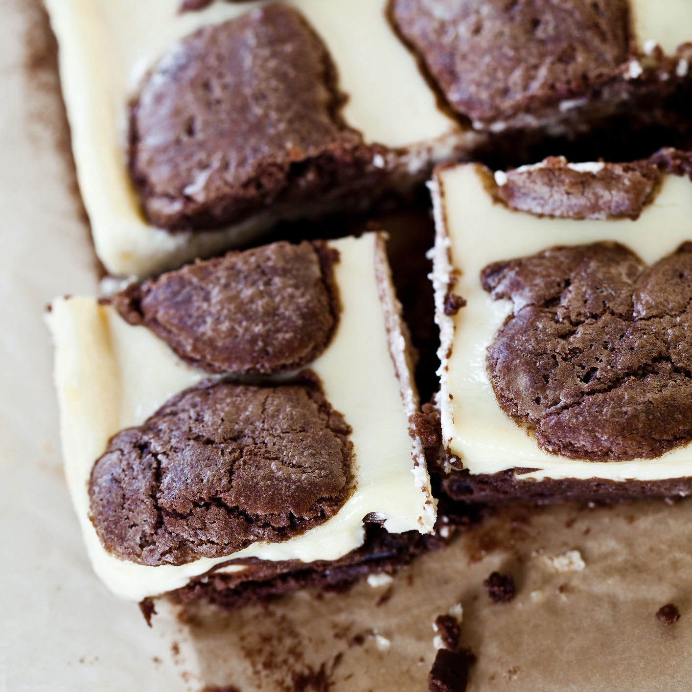 Cow Print Cheesecake Squares